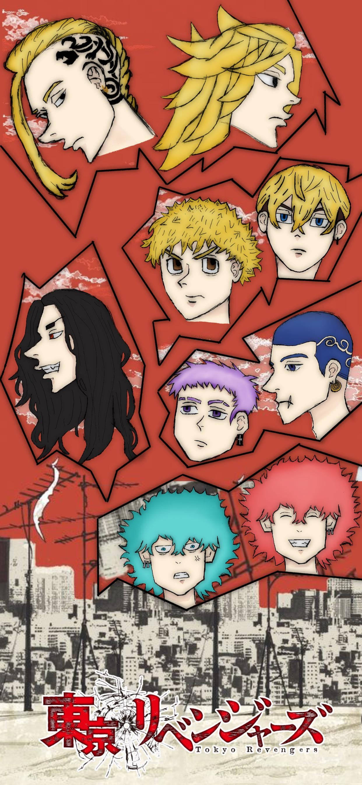 Sød Fanart Af Tokyo Revengers Manga-karakterer Wallpapers
