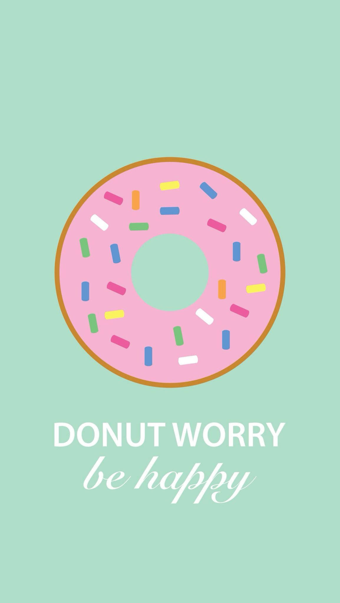 Sød iPad Donut Baggrund Wallpapers