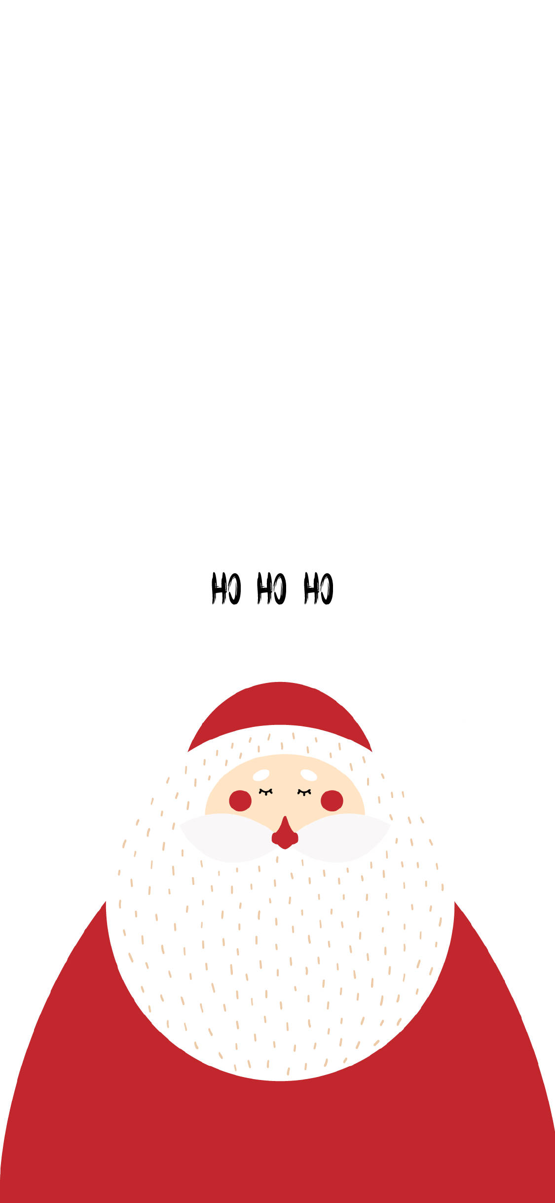 Sød Jul iPhone Julemand Wallpapers