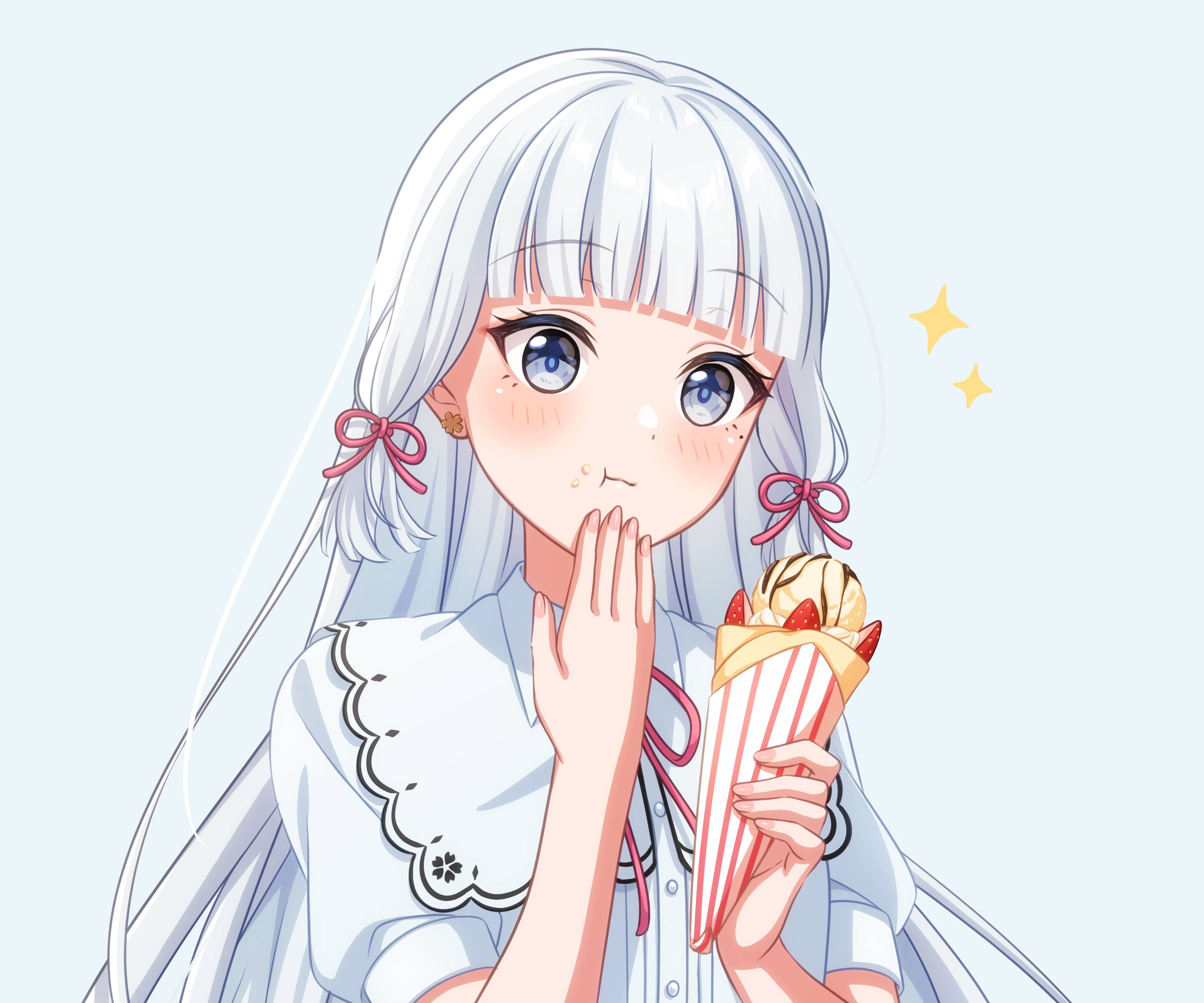 Sød Kamisato Ayaka Wallpapers