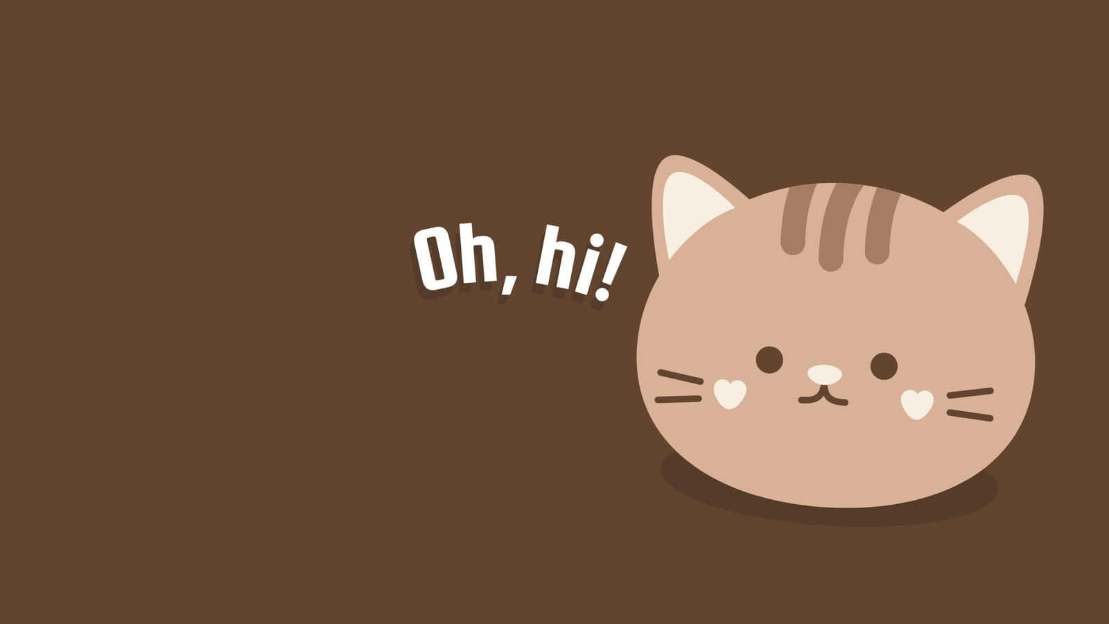 Sød kat pc wallpaper design idé Wallpapers