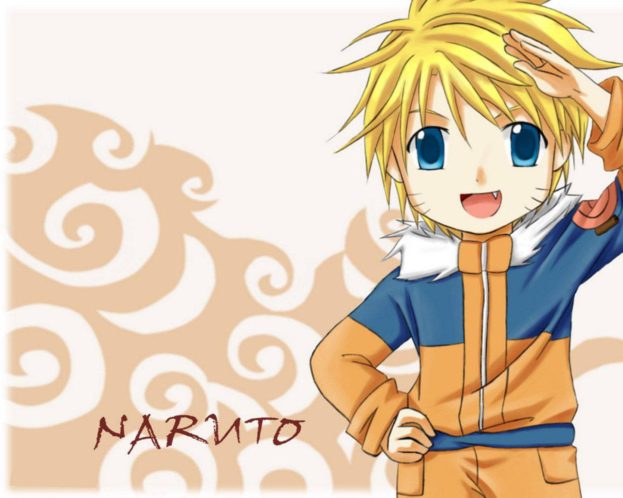 Sød Naruto Cartoon Plakat Wallpapers