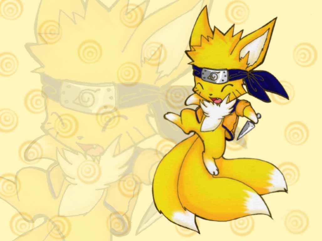 Sød Naruto Chibi Kyuubi Wallpapers