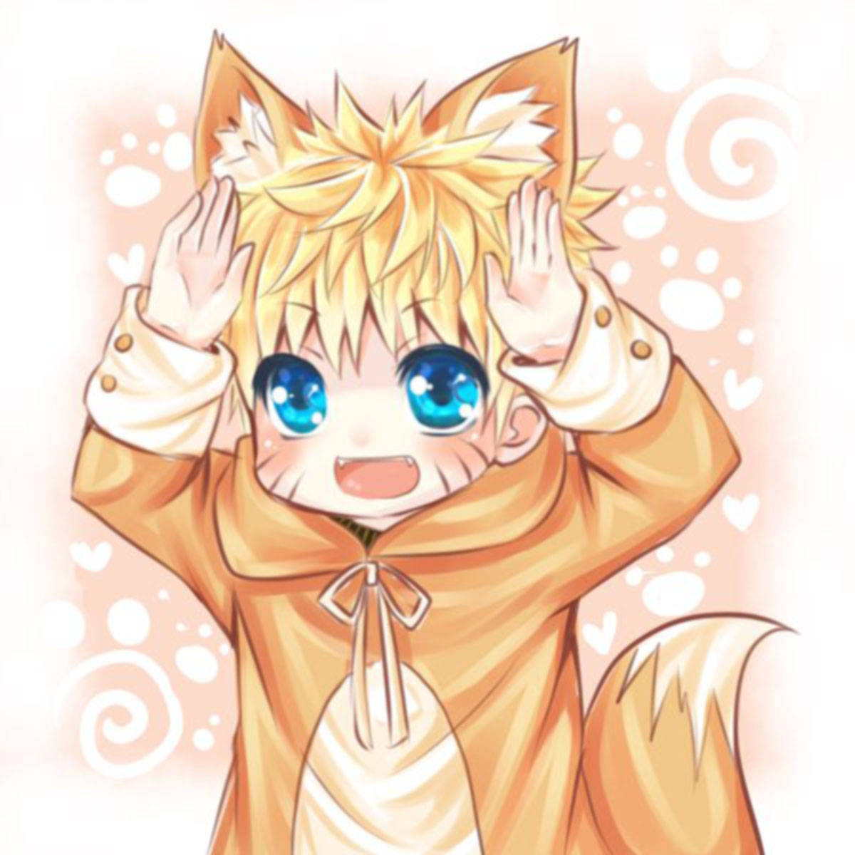 Sød Naruto Foxy Chibi Wallpapers