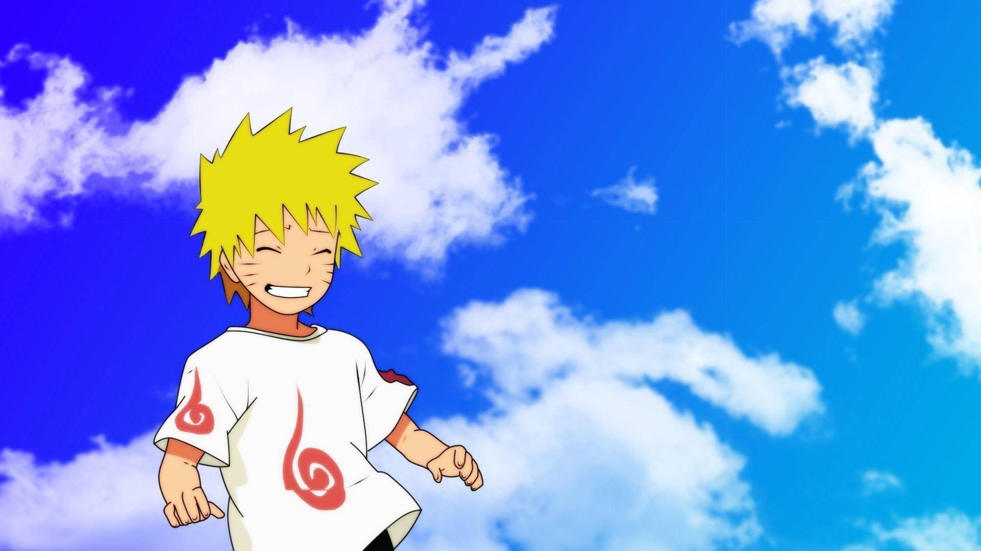 Sød Naruto Himmelbaggrund Wallpapers