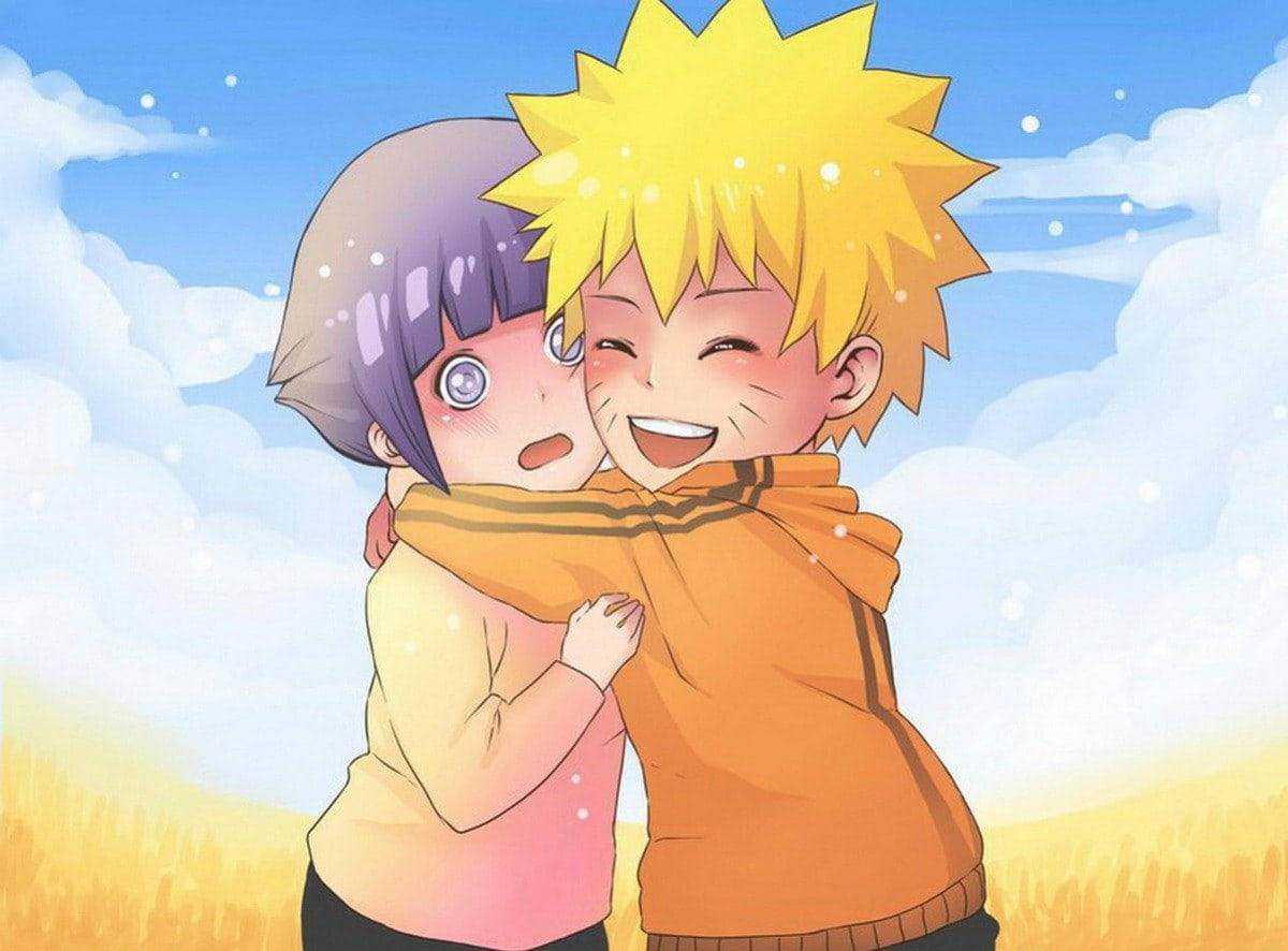 Sød Naruto-kram Wallpapers