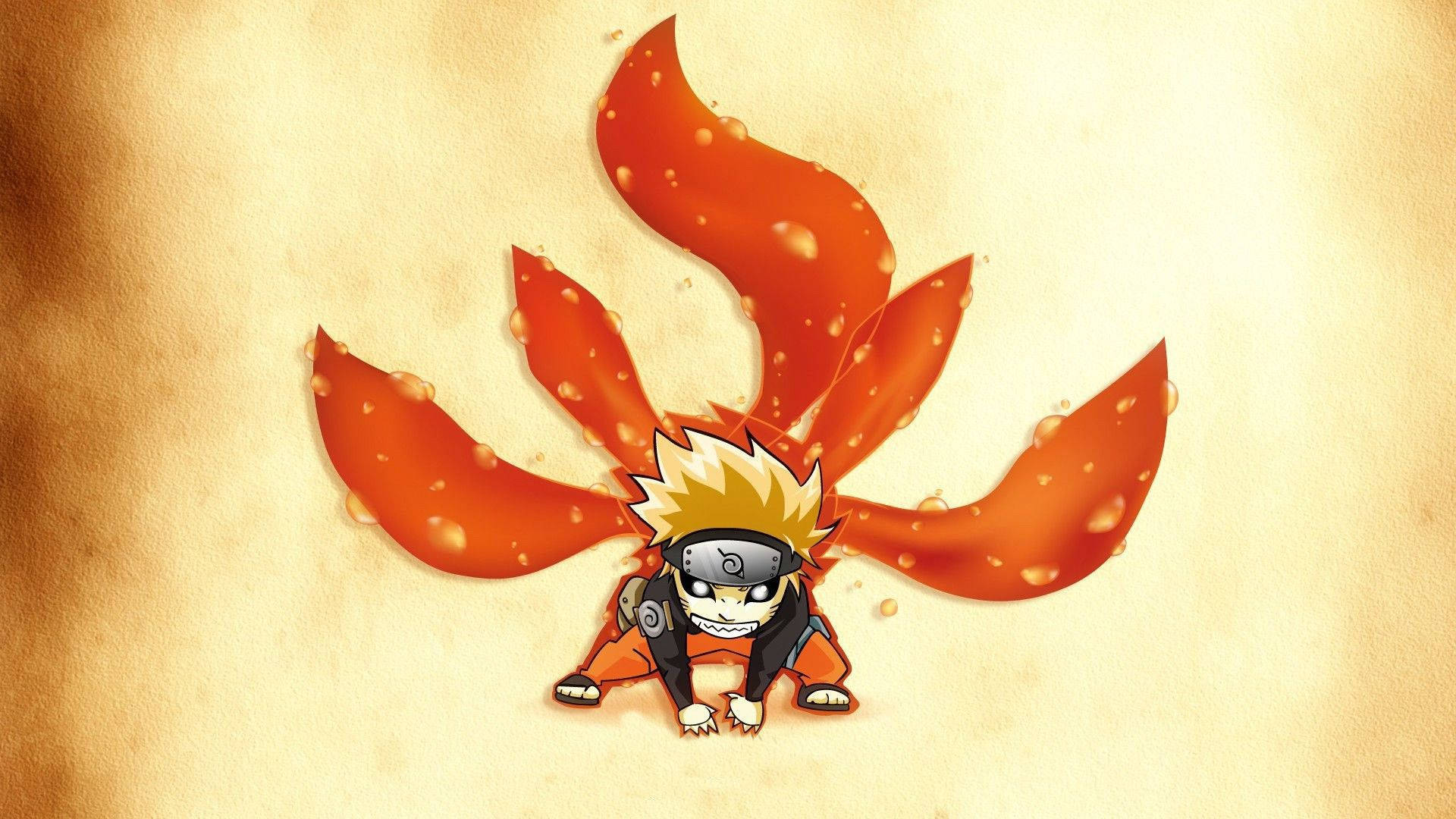 Sød Naruto Kyuubi Kunst Wallpapers