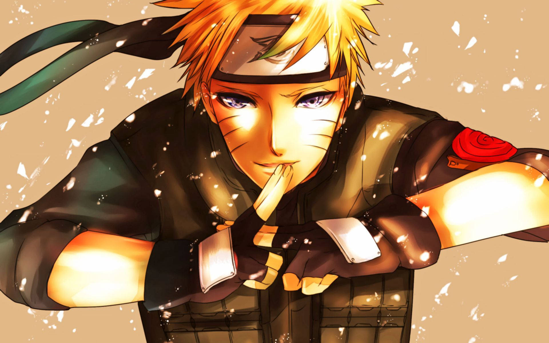 Sød Naruto Ninja Positur Wallpapers