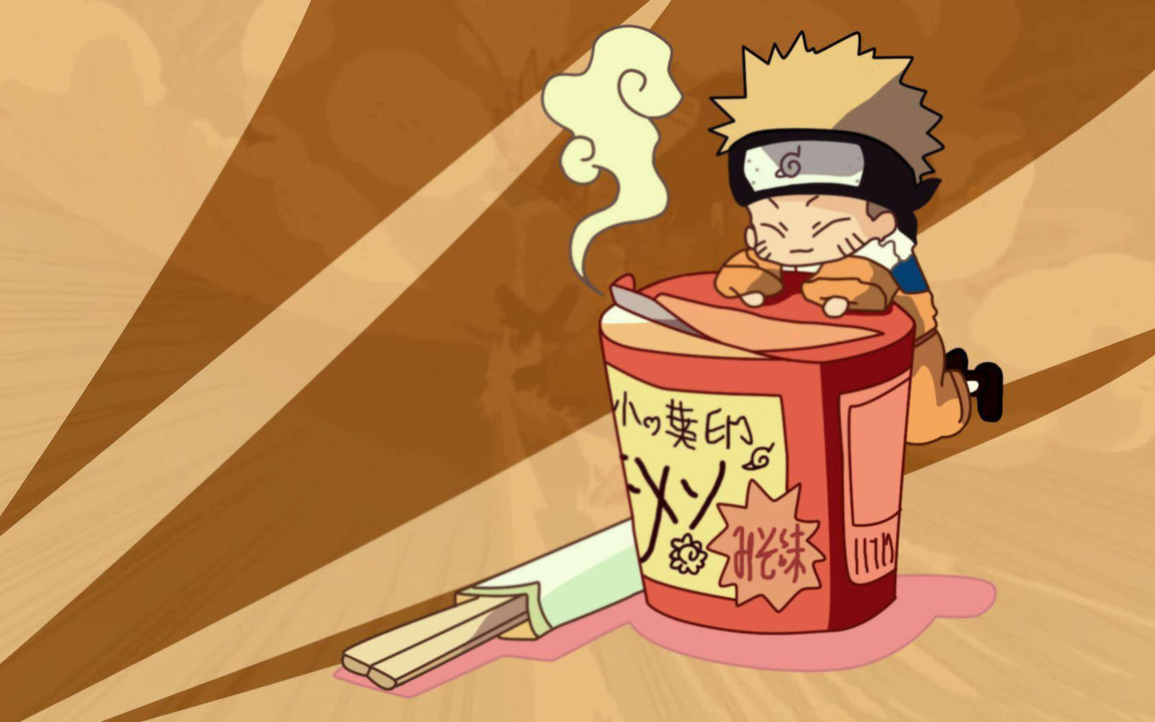 Sød Naruto Ramen Kop Wallpapers
