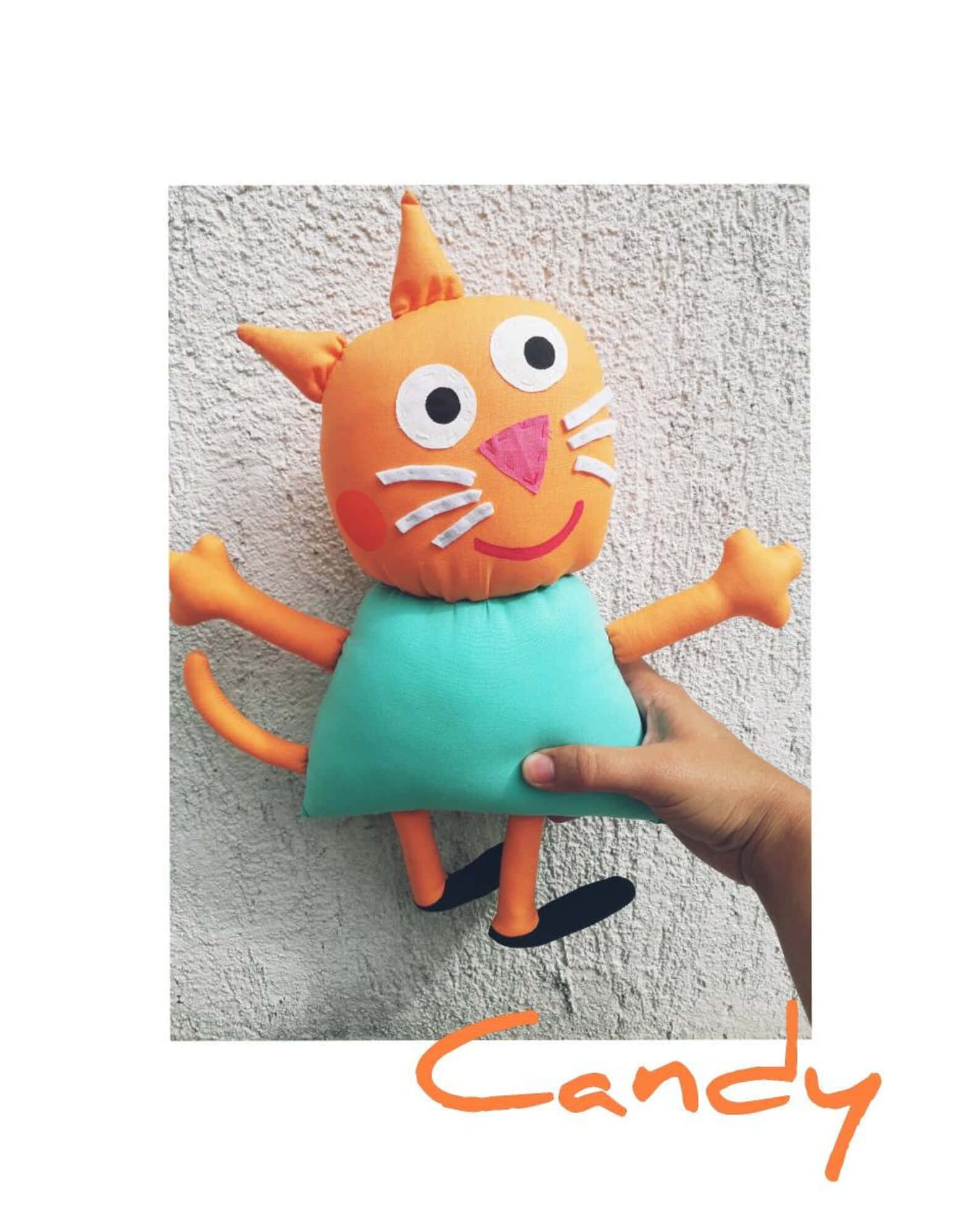 Sød og farverig Candy Cat Wallpapers