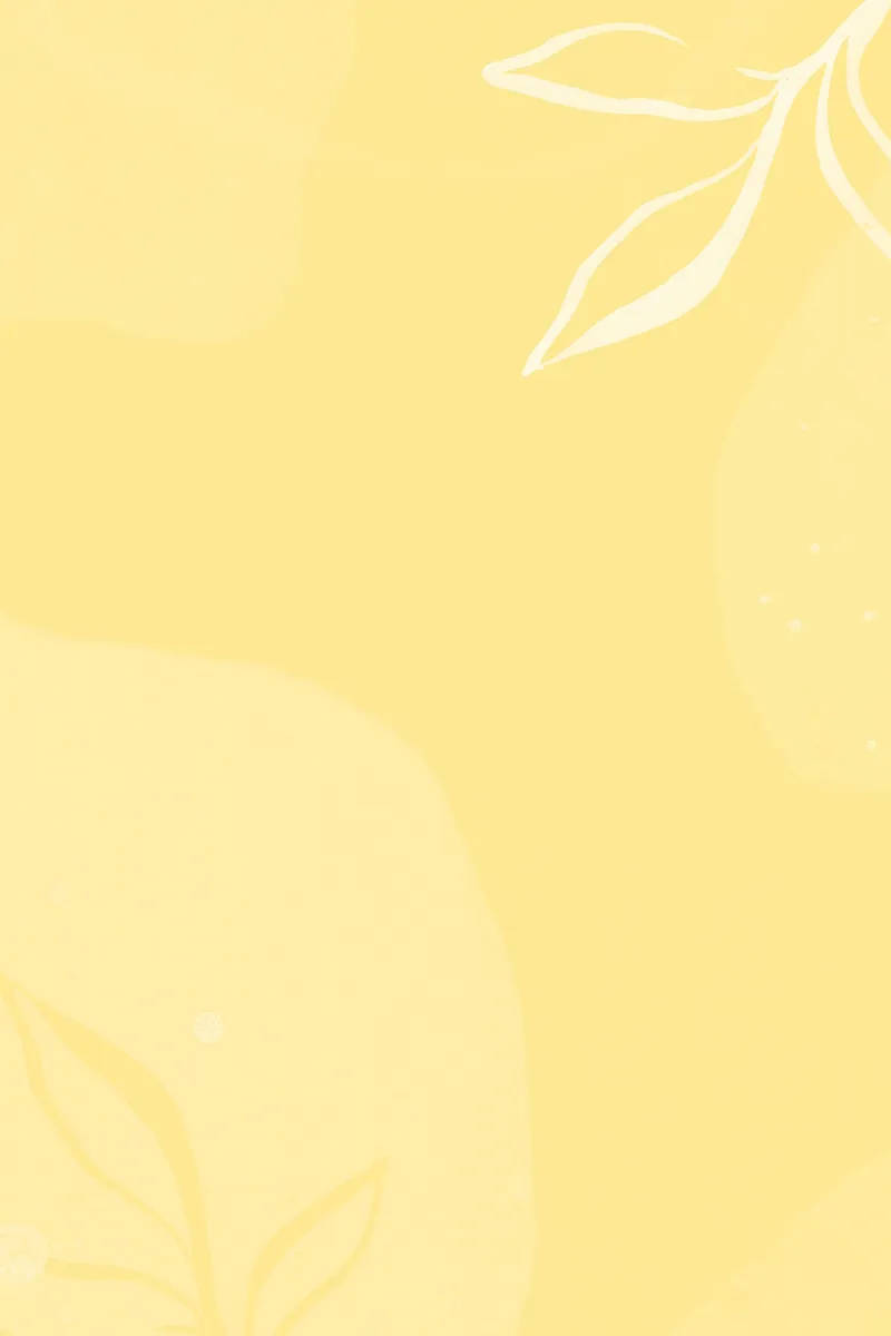 Sød pastel æstetik i ensfarvet gul Wallpapers