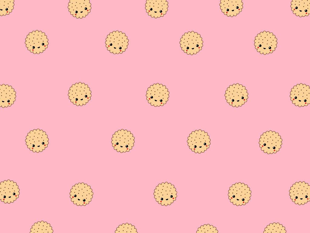 Sød piget kiks tegneserie Wallpapers