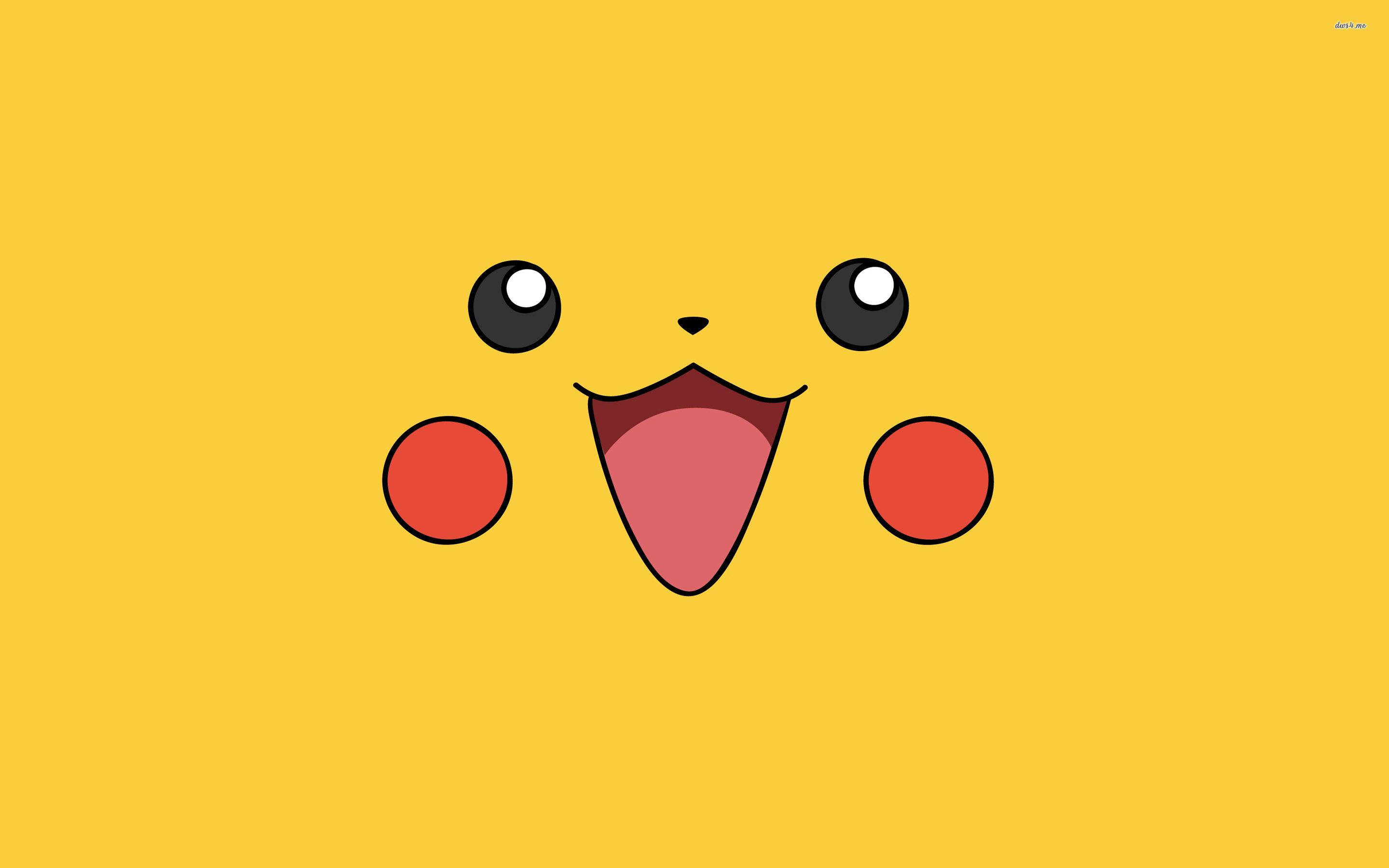Sød Pikachu i Pokemon Anime Wallpapers