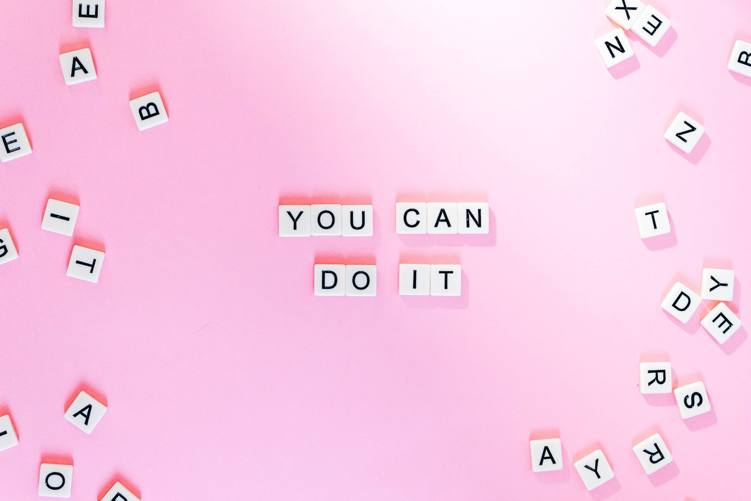 Sød pink æstetisk du kan gøre det citat Wallpapers