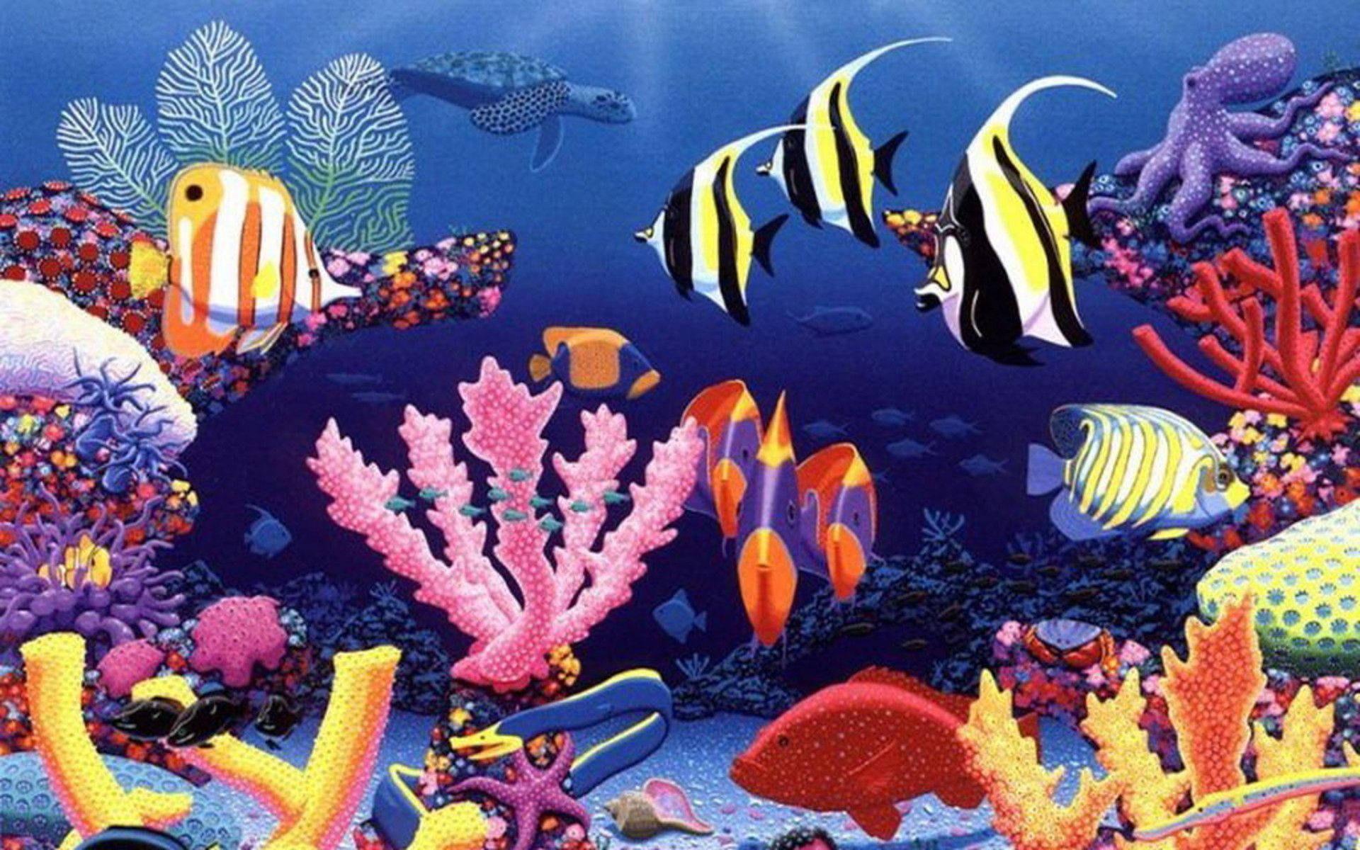 Sød sej fiskekunst Wallpapers