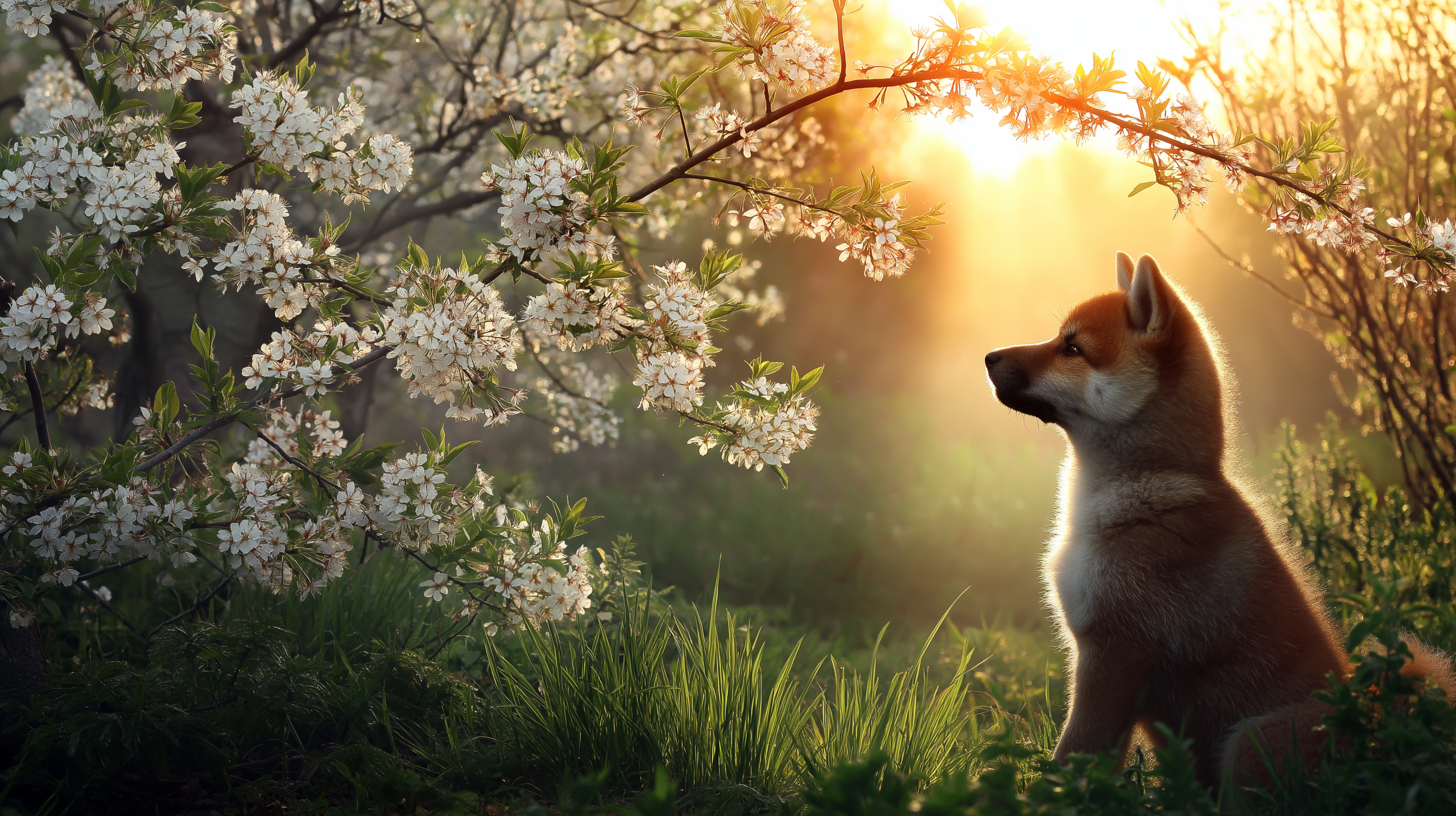 Sød Shiba Inu Hvalp Wallpapers