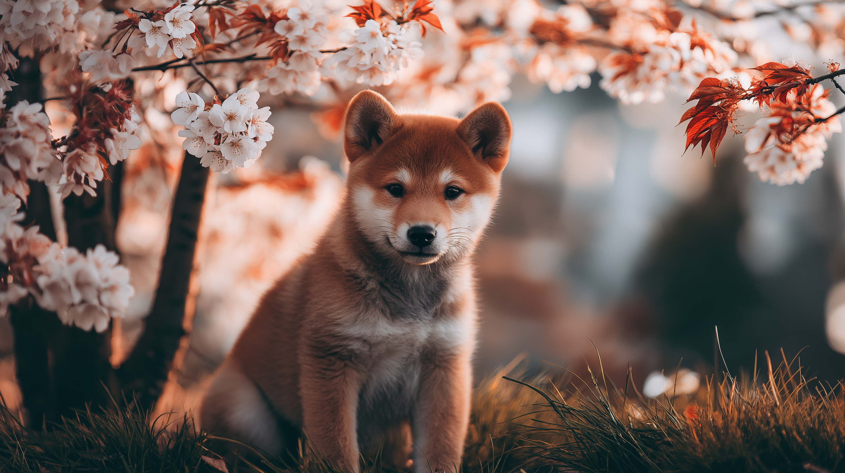 Sød Shiba Inu Hvalp Wallpapers