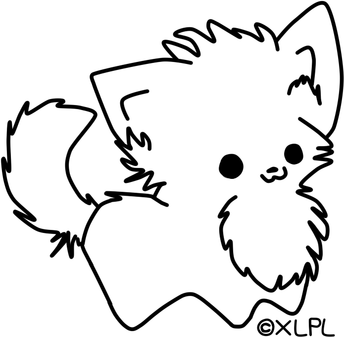 Sød skitseagtig kattegning.PNG Wallpapers
