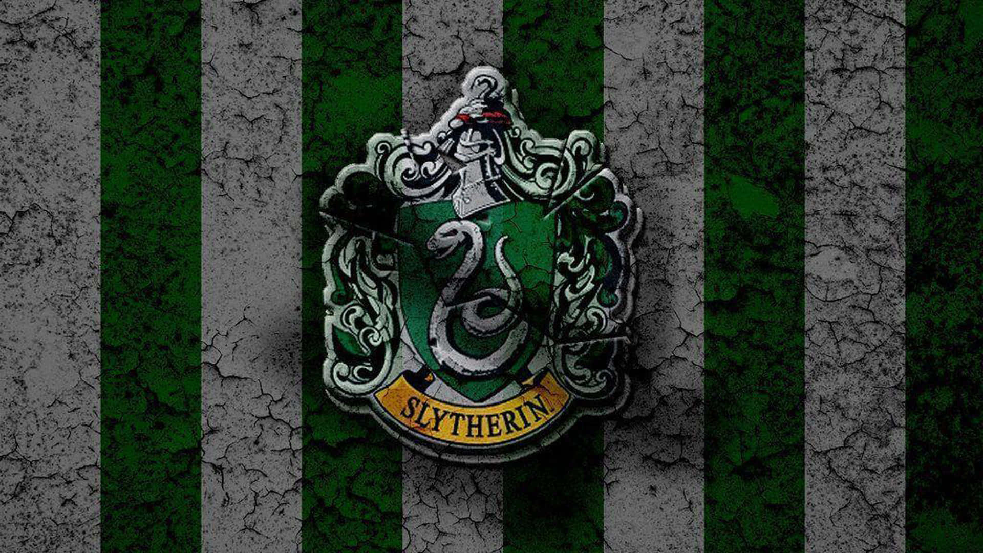 Sød Slytherin Cement Hvid Grøn Wallpapers