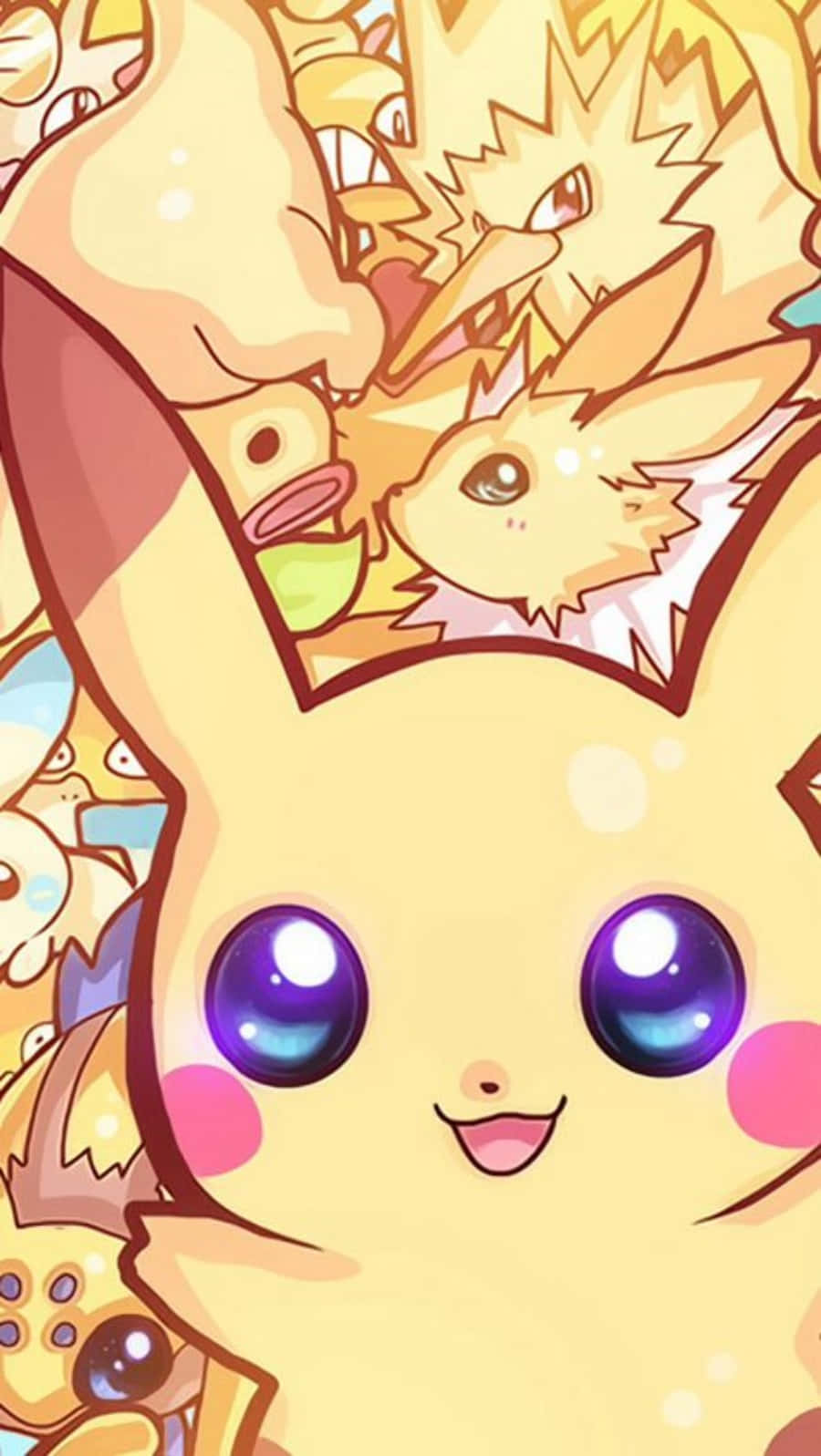 Sød smilende Pikachu Wallpapers
