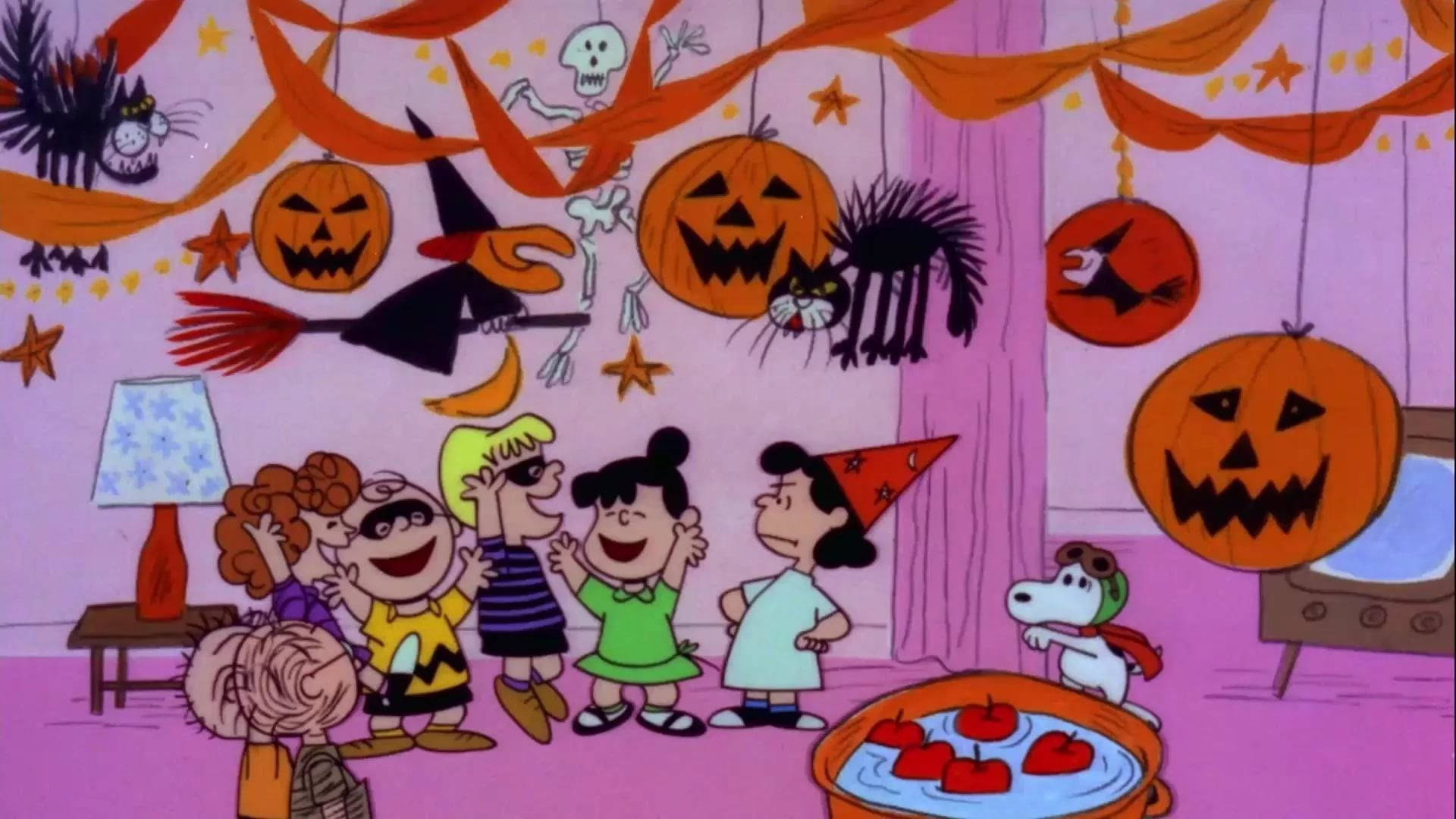 Sød æstetisk Halloween Peanuts-fest Wallpapers
