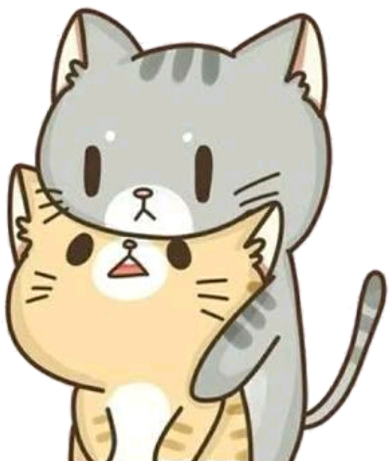 Sød_ Stribet_ Kawaii_ Kat.PNG Wallpapers