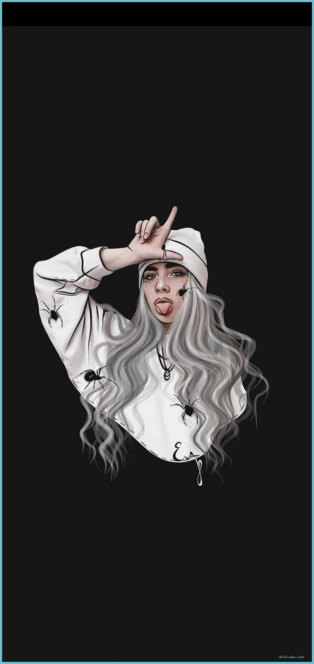 Sød Tomboy Hvidt Langt Hår Wallpapers