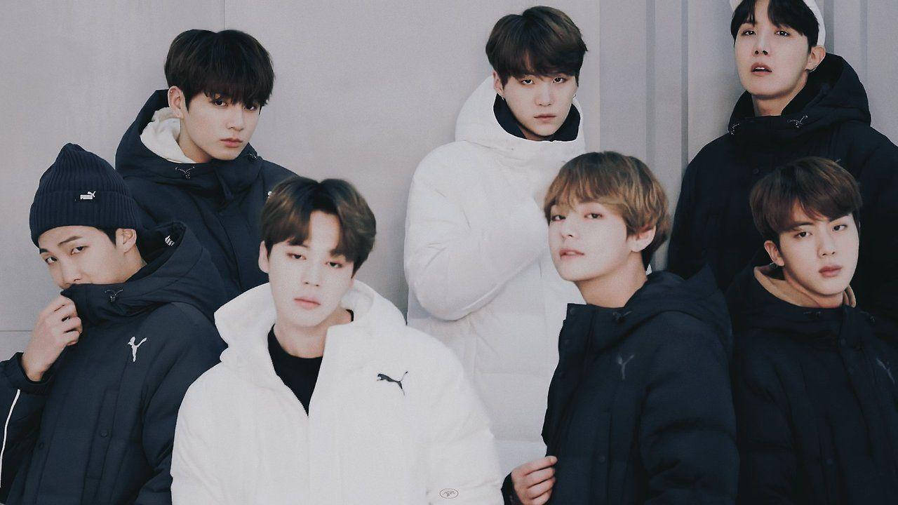 Søde BTS i tykke jakker Wallpapers