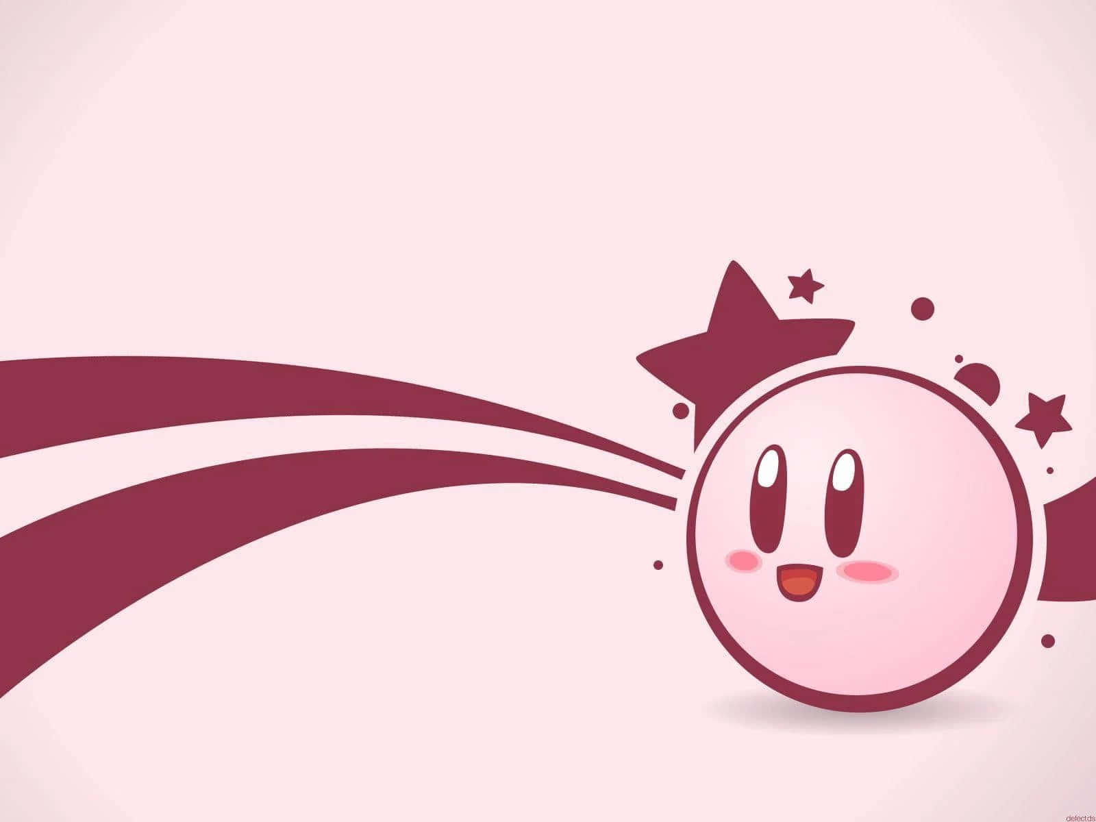 Søde Kirby nyder en sød godbid Wallpapers