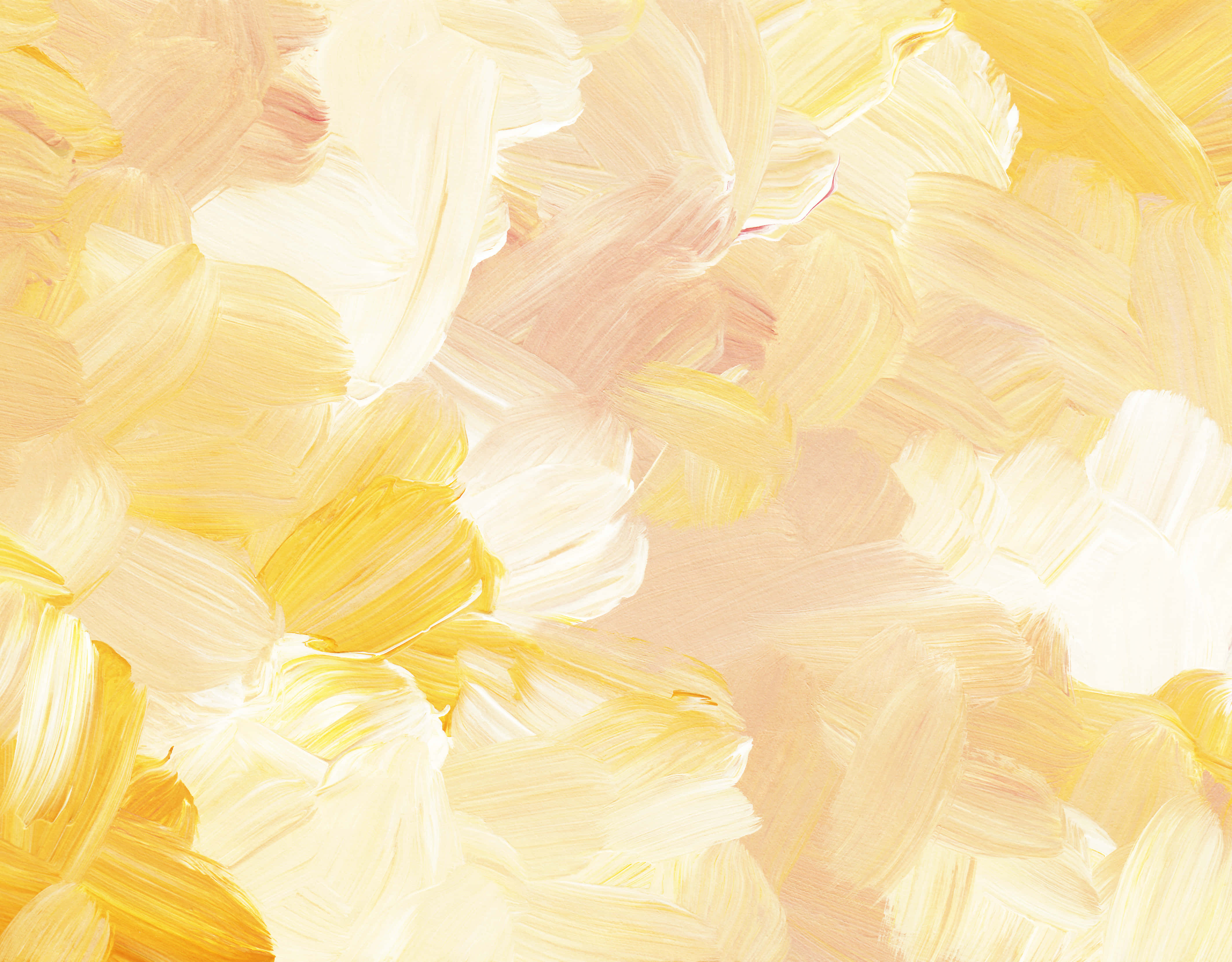 Søde pastelgule penselstrøg Wallpapers