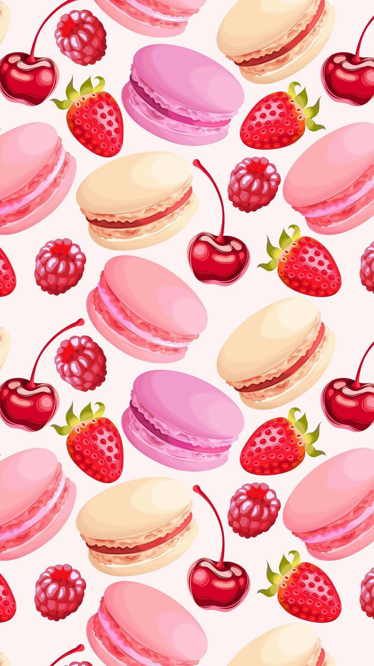 Søde pigede macarons Wallpapers