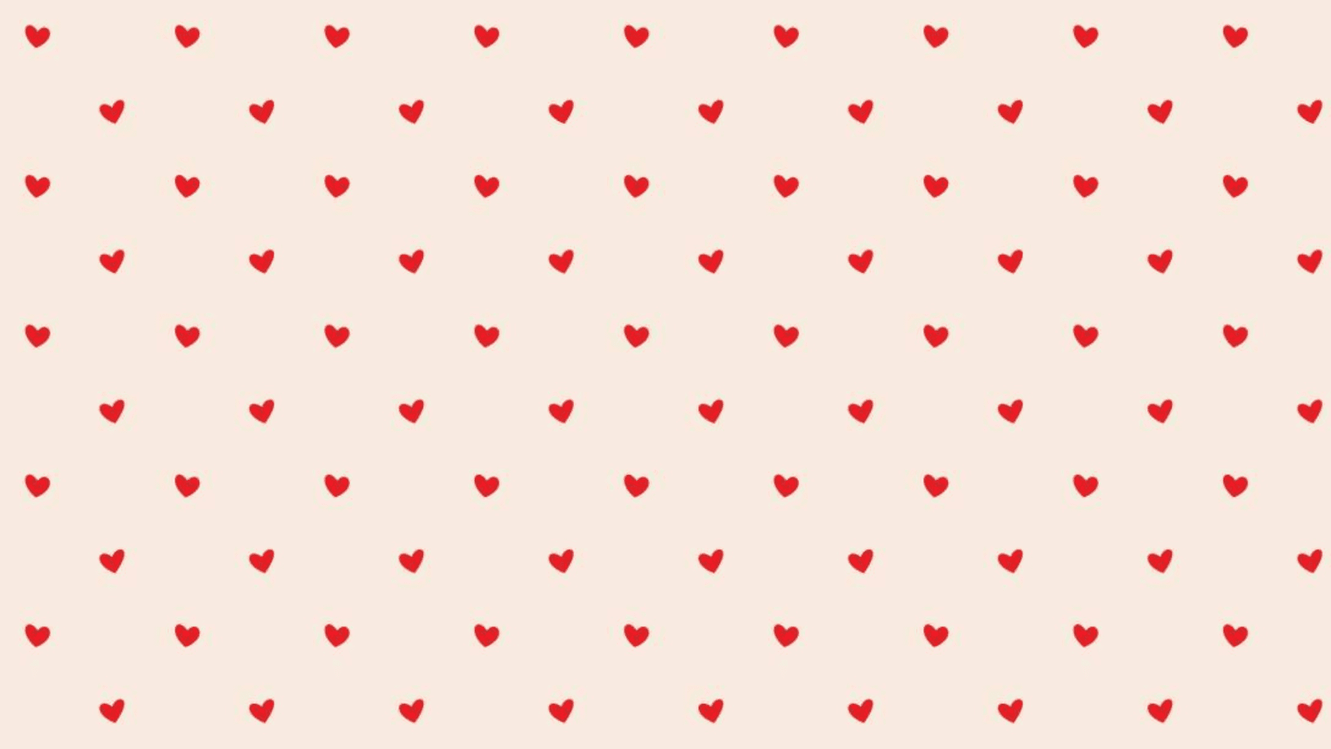 Søde røde hjerter på lyserød baggrund Wallpapers