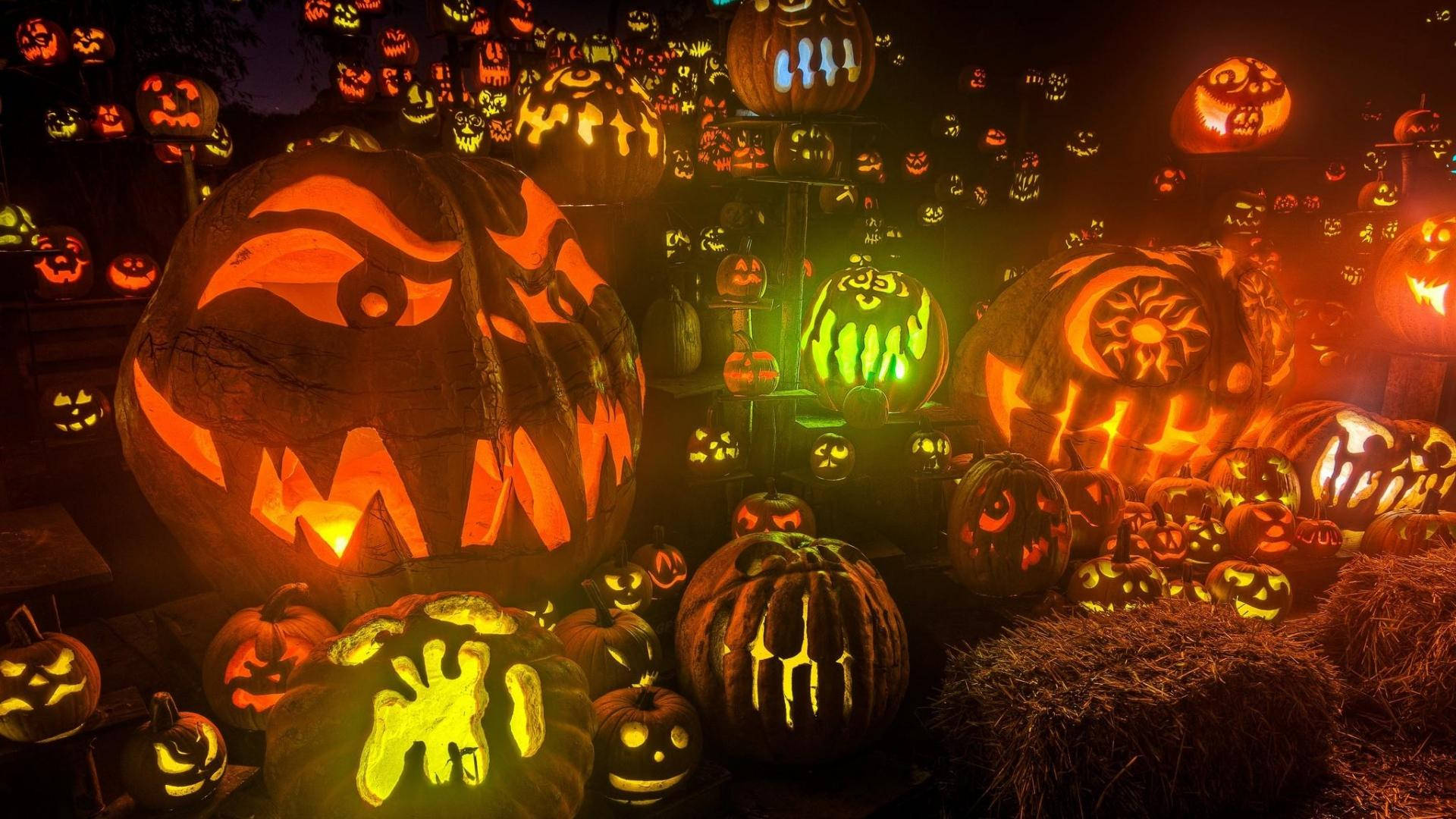 Søde æstetiske Halloween-græskar Wallpapers