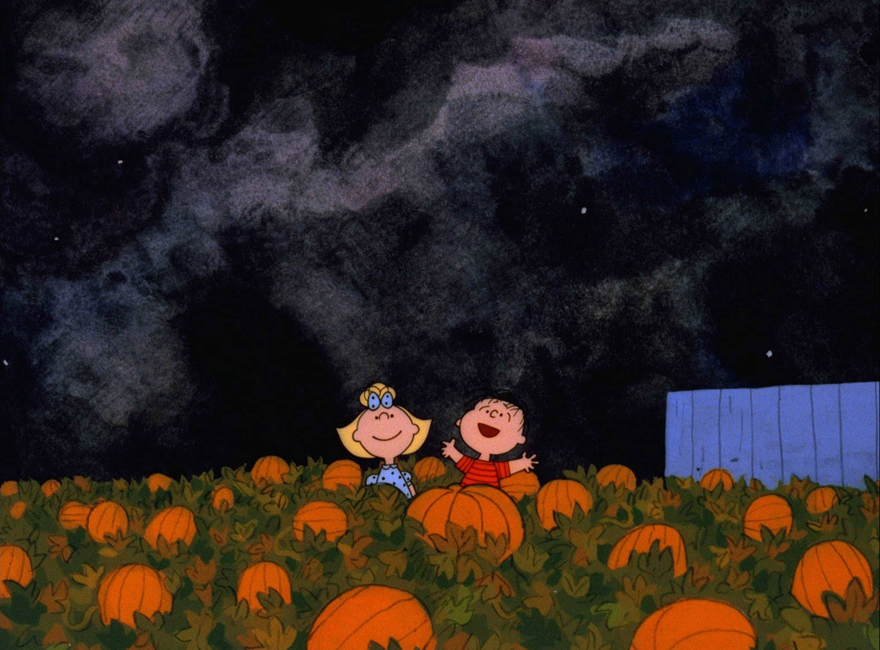 Søde æstetiske Halloween Peanuts-figurer Wallpapers