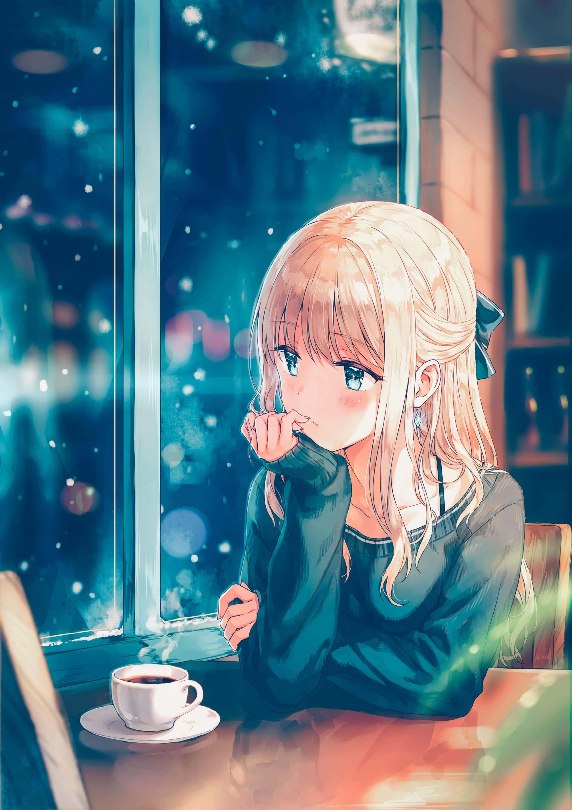 Sødeste anime-pige billede Wallpapers