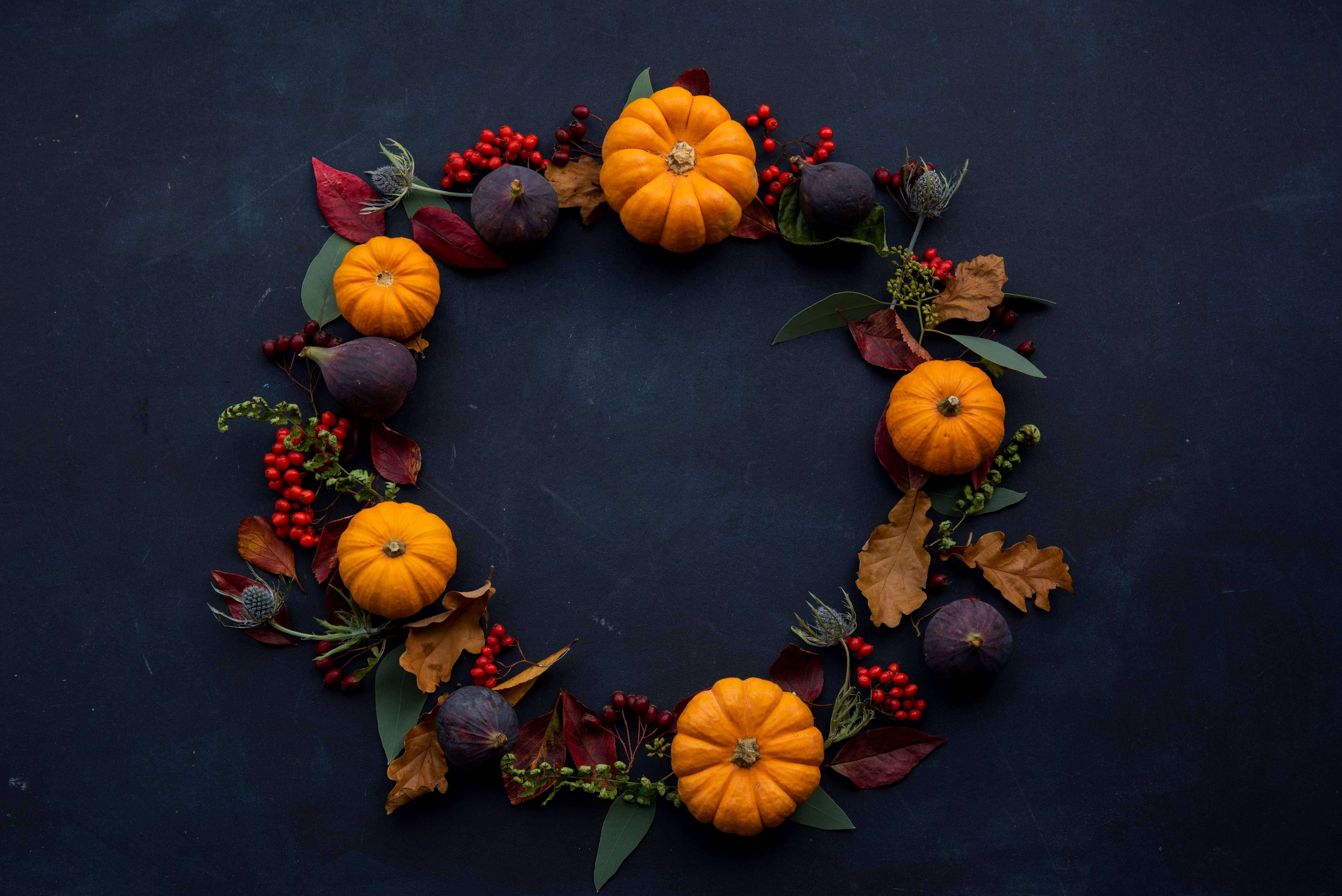 Sødt Halloween-krans kunstværk Wallpapers