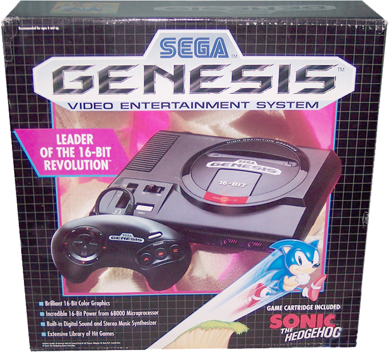 Sega Genesis Konsol Æske Kunst Wallpapers