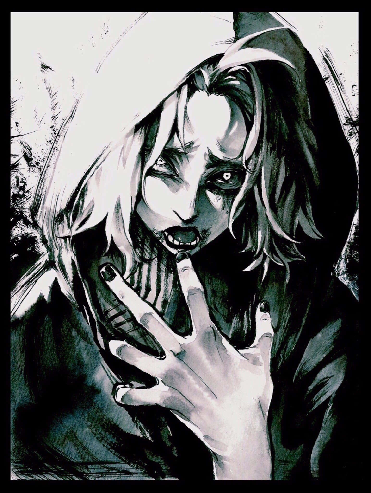 Seidou Takizawa – Tokyo Ghoul-karakter i aktionspositur Wallpapers