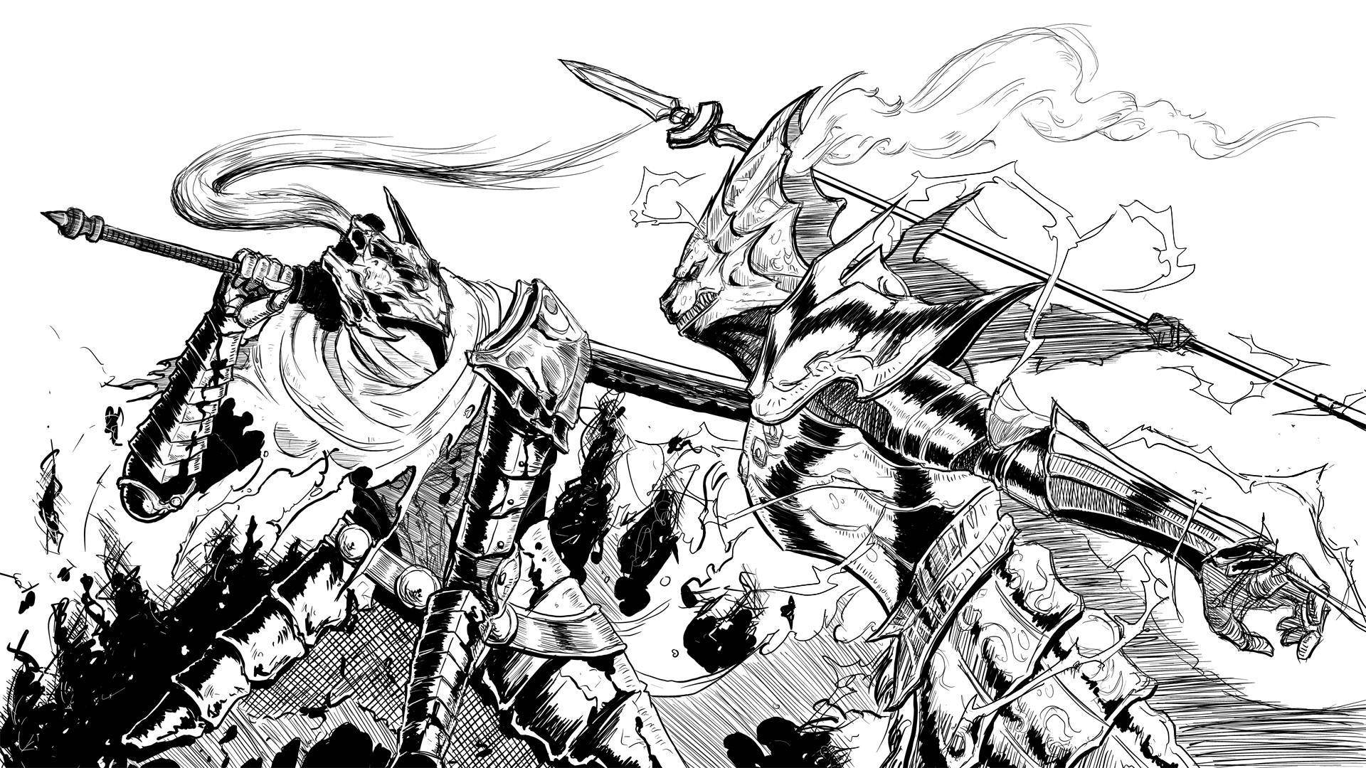 Sej Tegning Dark Souls Wallpapers