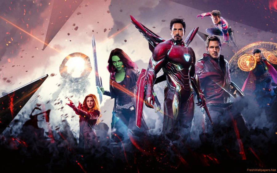 Seje Avengers Klar til Kamp Wallpapers
