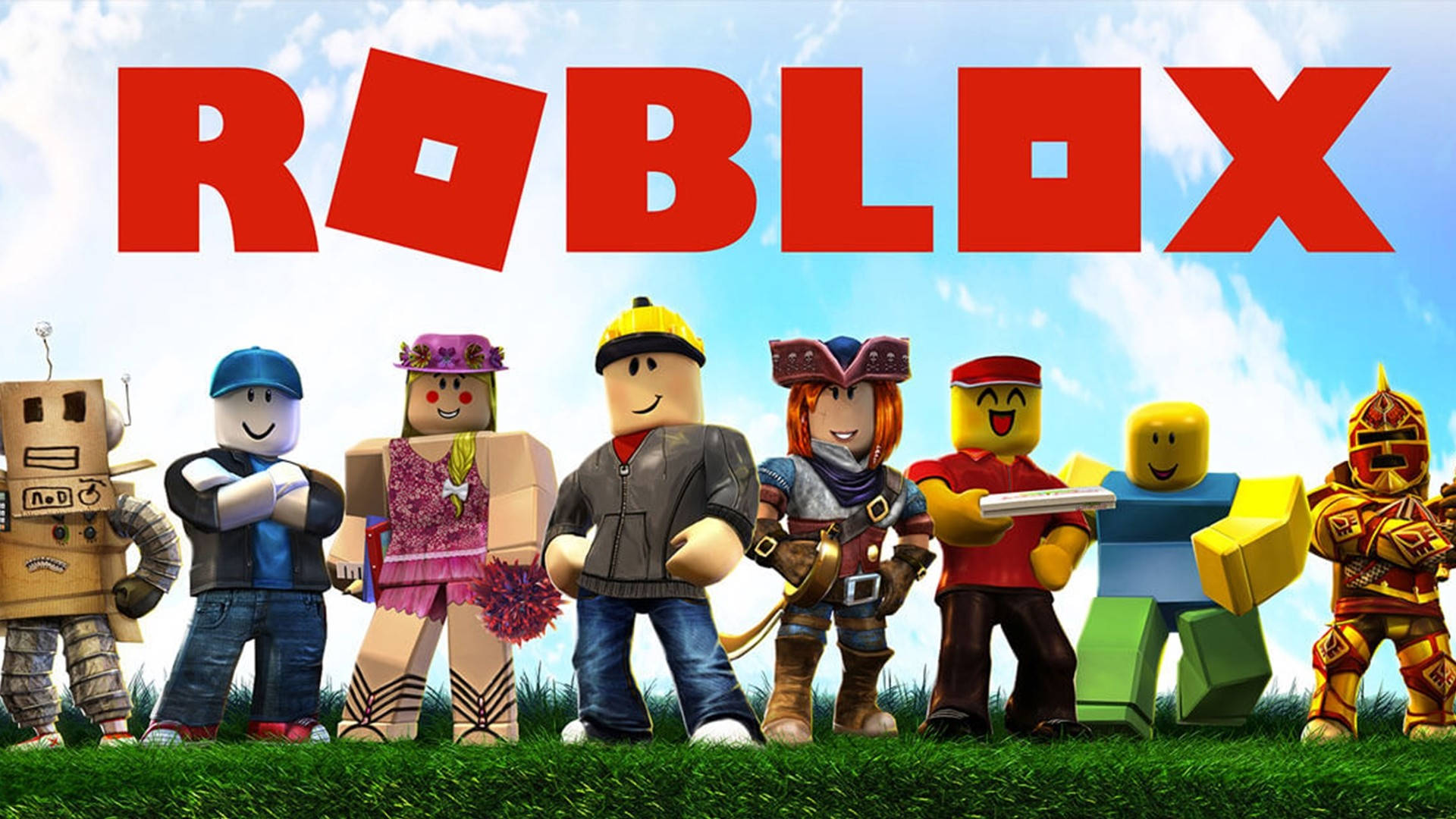 Seje Roblox-figurer udenfor Wallpapers