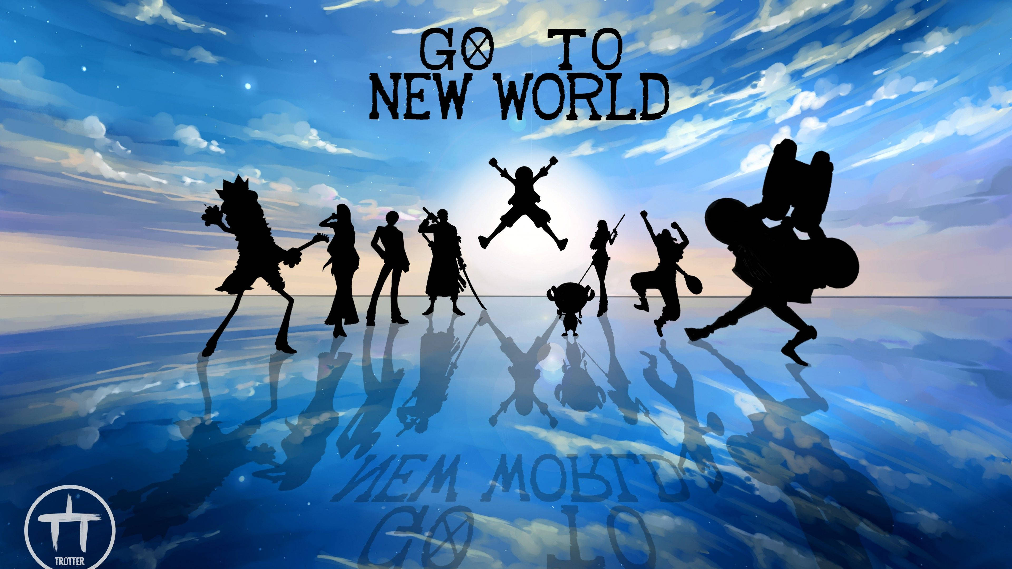Sejl med Stråhattepiraterne på det nyeste One Piece-eventyr. Wallpapers