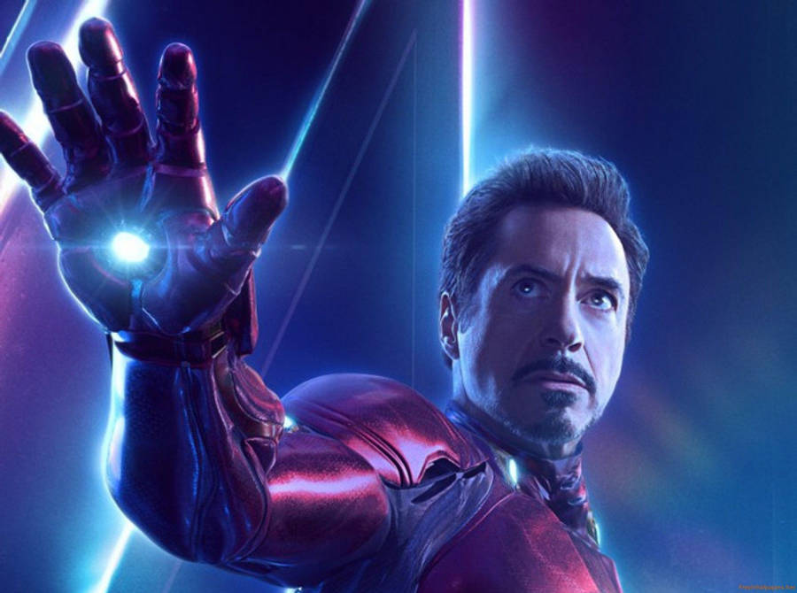 Sejt Avengers-plakat med Iron Man Wallpapers
