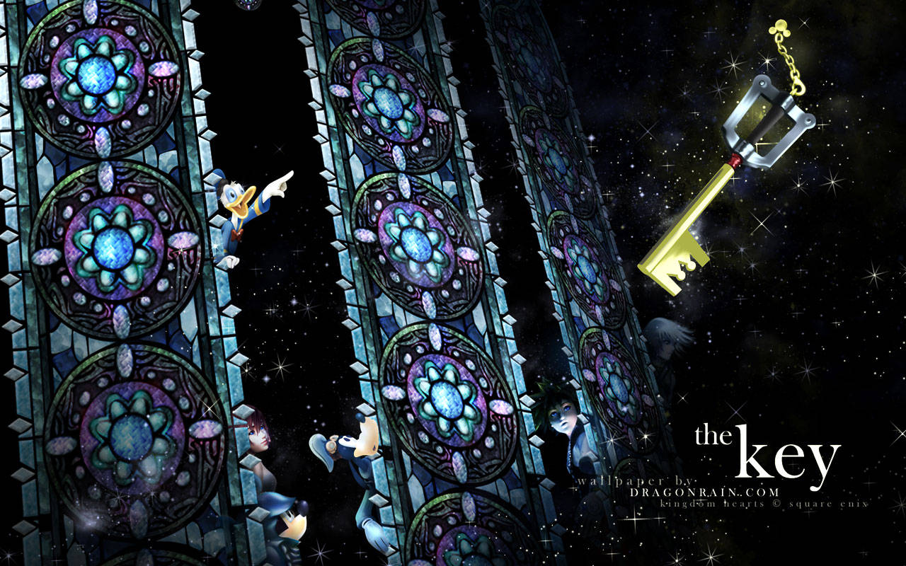 Sejt billede med Kingdom Hearts-logo Wallpapers