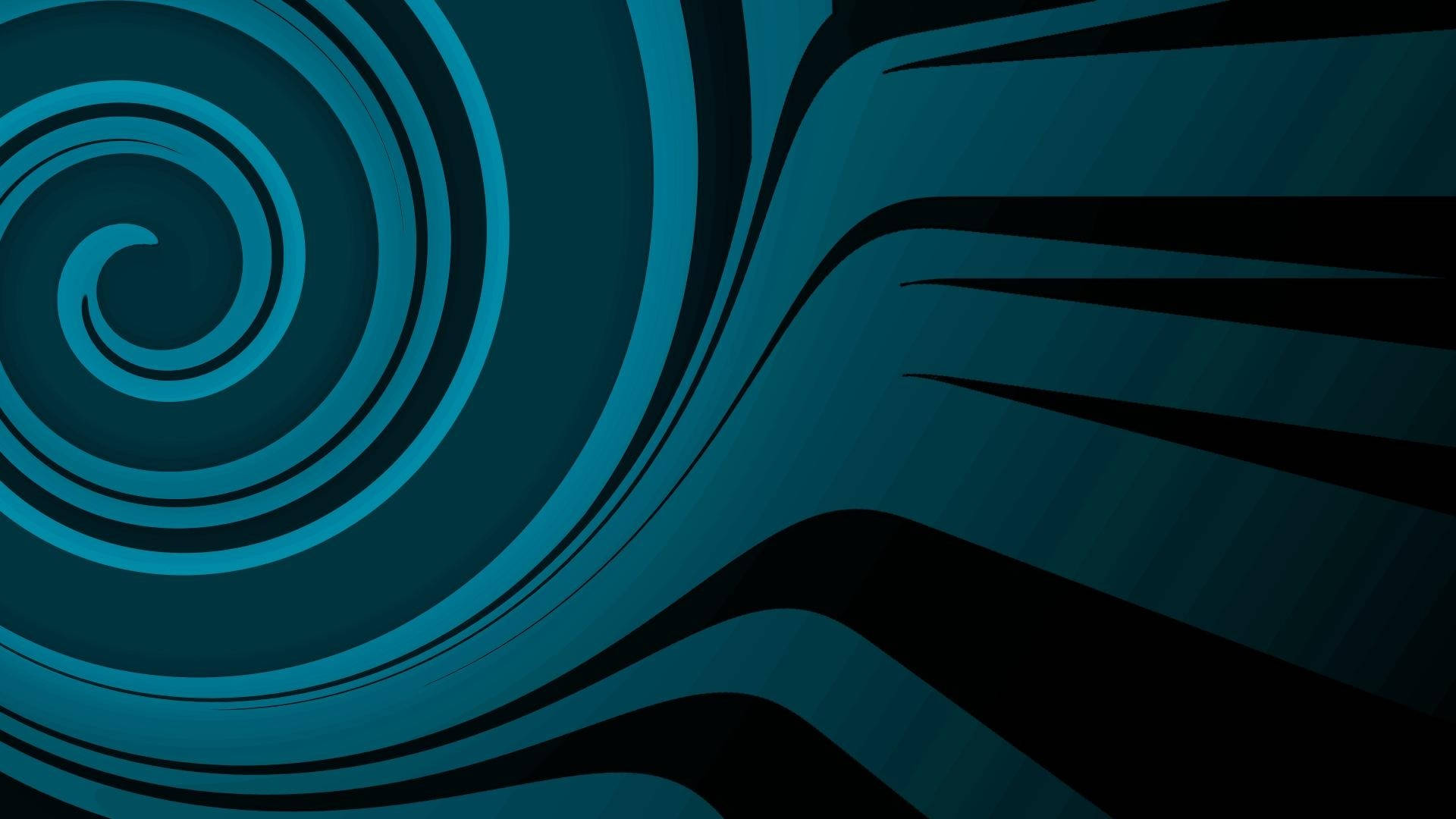 Sejt blågrønt hvirveldesign Wallpapers