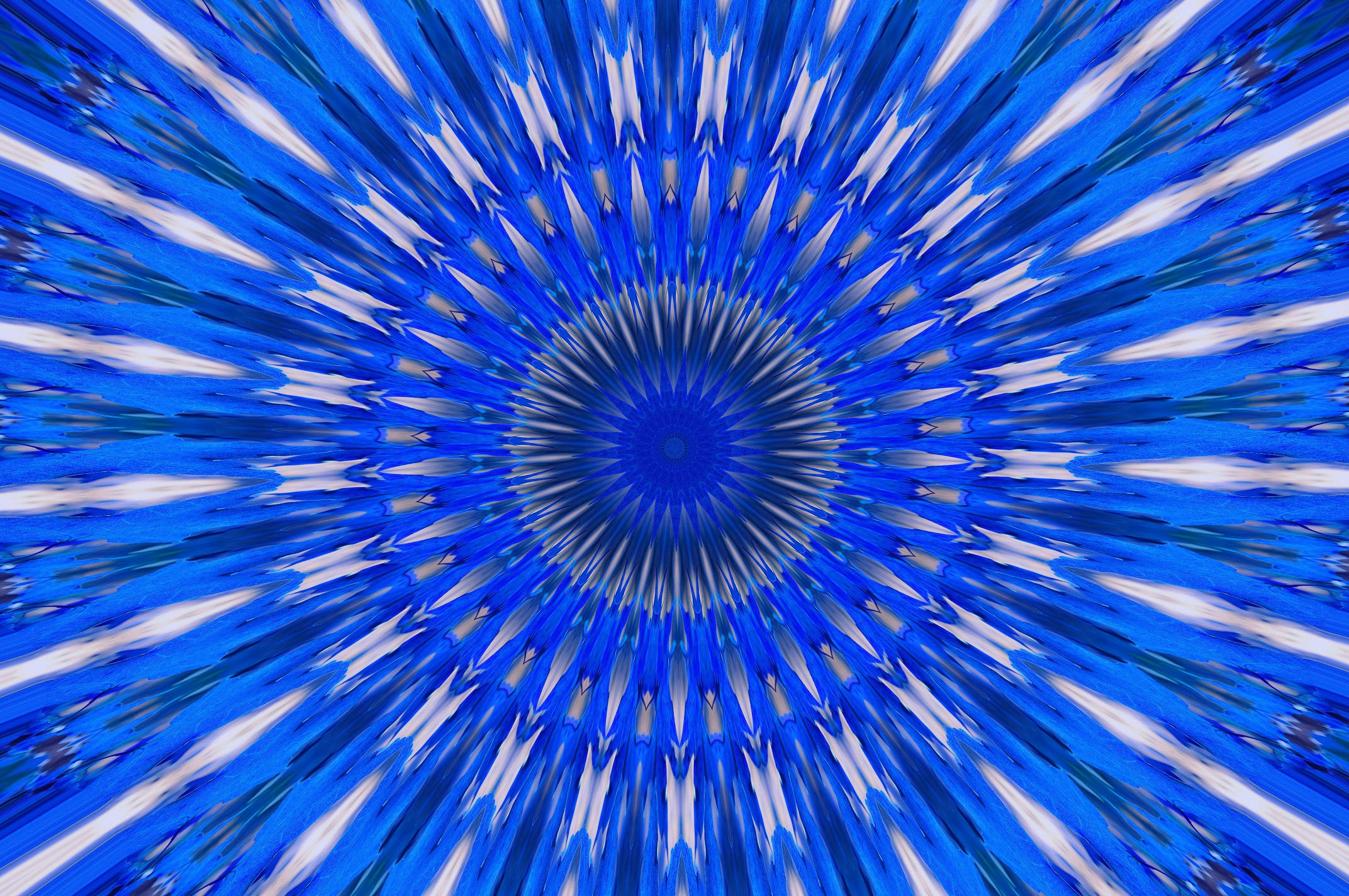 Sejt blåt kalejdoskop Wallpapers