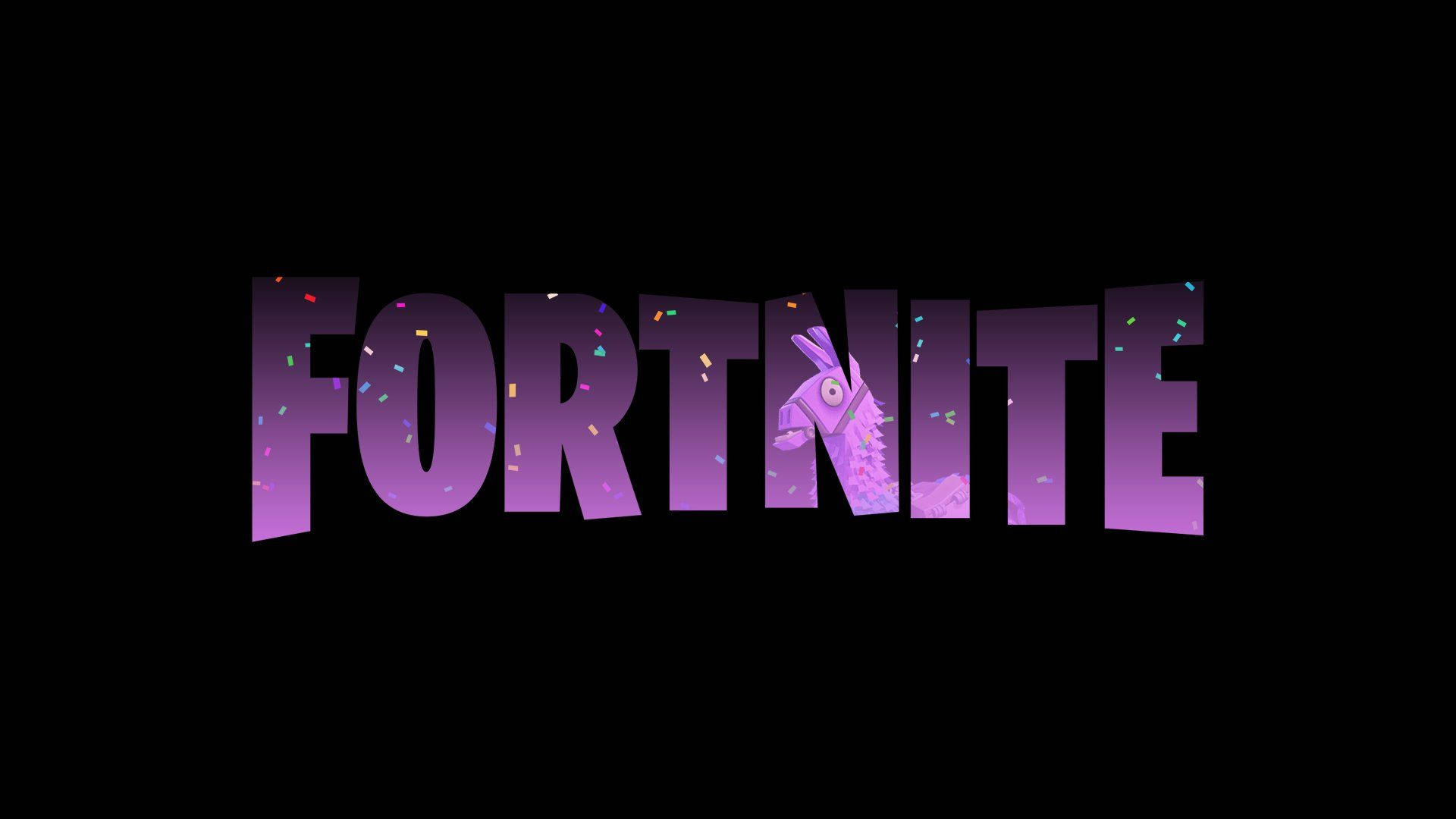 Sejt Fortnite-logo baggrund Wallpapers
