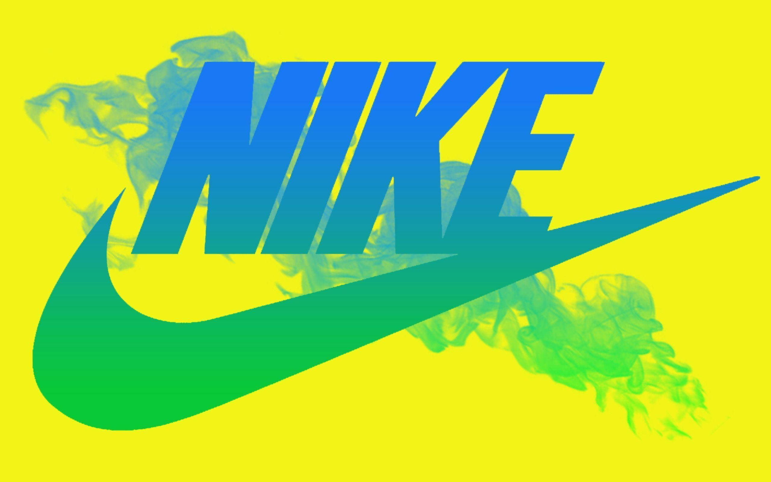 Sejt Nike-logo med gradient Wallpapers