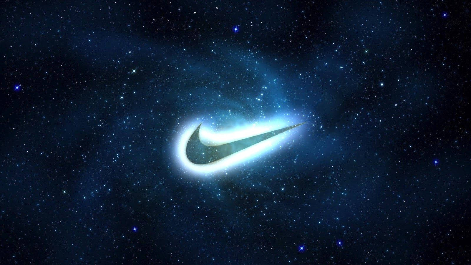 Sejt Nike-varemærke i rummet Wallpapers