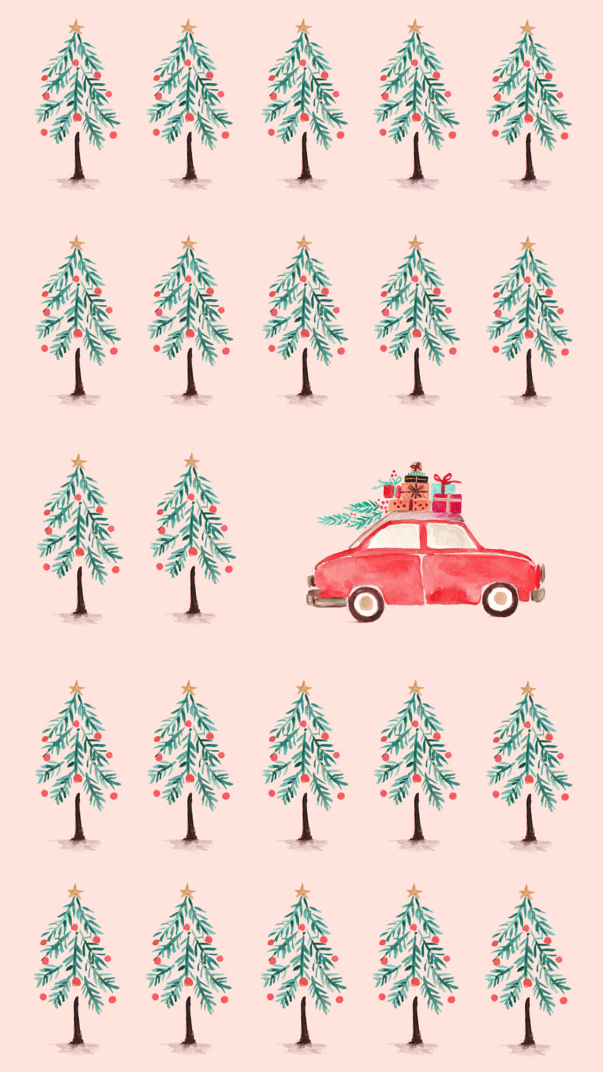 Send dine julehilsner med din unikke og kunstneriske juletelfon Wallpapers